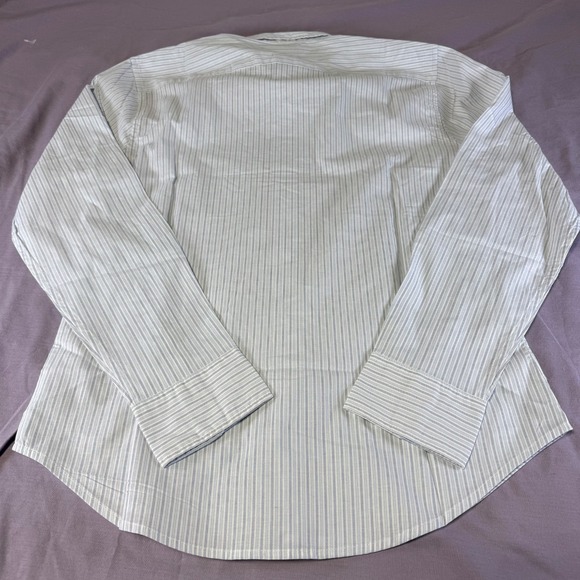 NWT Bonobos White Blue Stripe Shirt Button Down Cotton Men's Size Medium L/S - Picture 3 of 7
